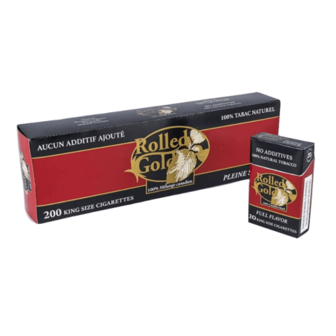 rolled gold full flavour cigarettes
