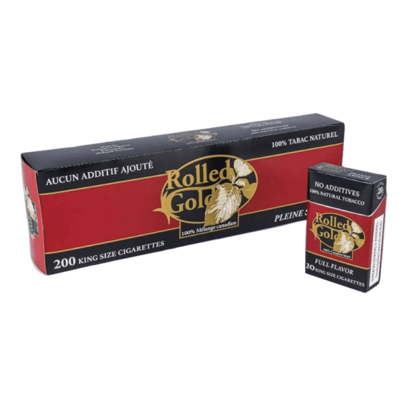 rolled gold full flavour cigarettes