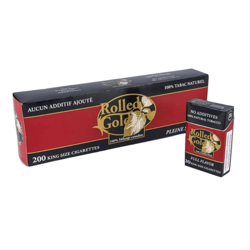 Rolled Gold Full Flavour Cigarettes Native Smokes Canada