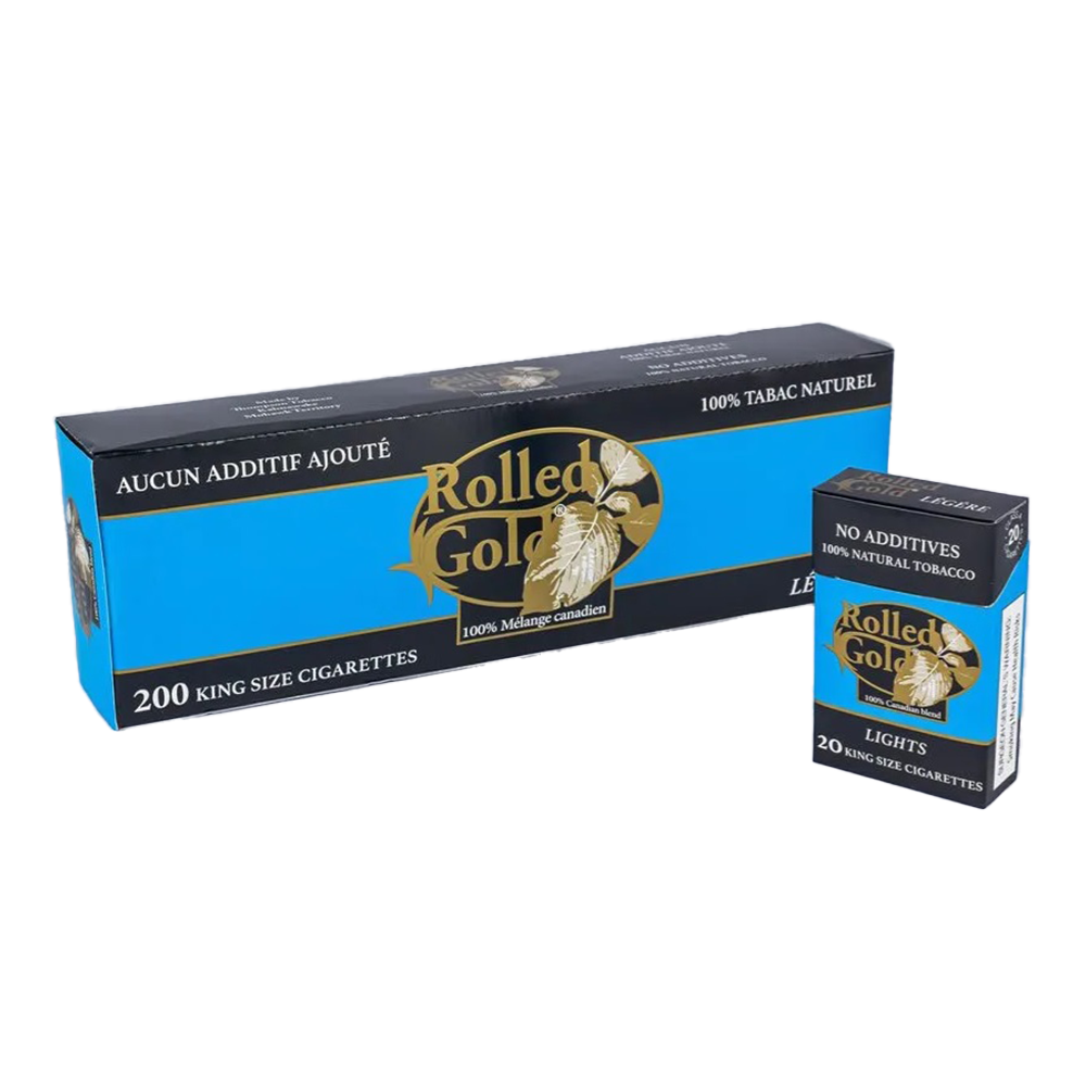 Rolled Gold Light Cigarettes | Native Smokes Canada
