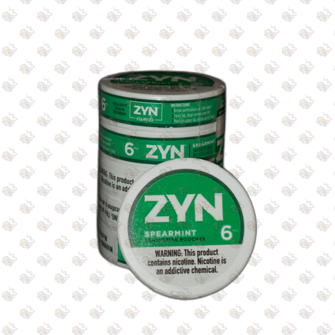 Buy Zyn Spearmint Nicotine Pouches 6mg online in Canada