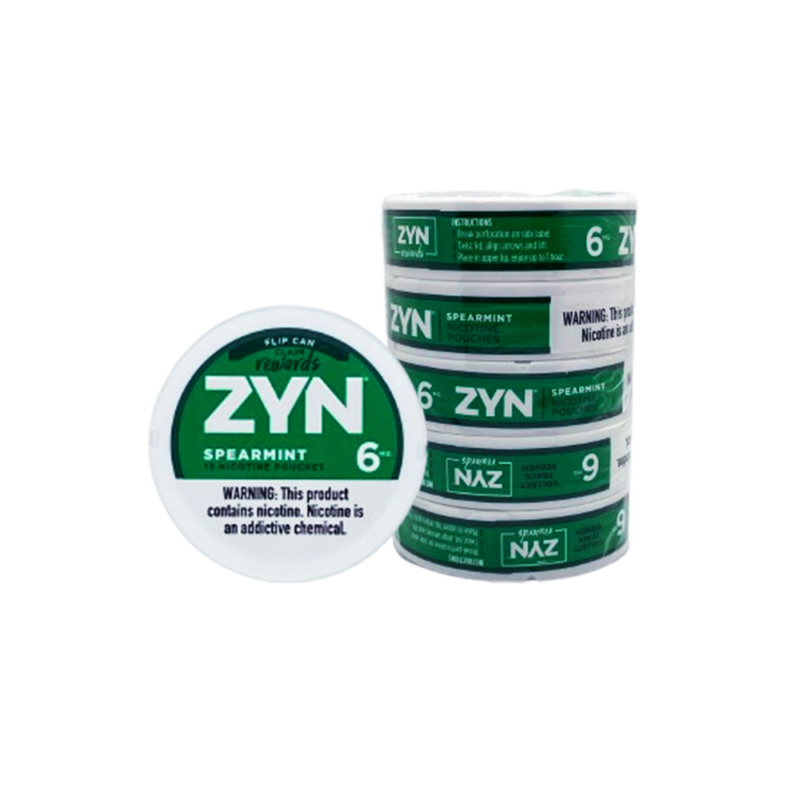 ZYN Spearmint Nicotine Pouches 6mg - Native Smokes Canada