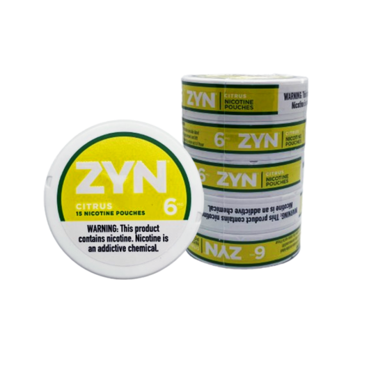 ZYN Citrus Nicotine Pouches 6mg - Native Smokes Canada